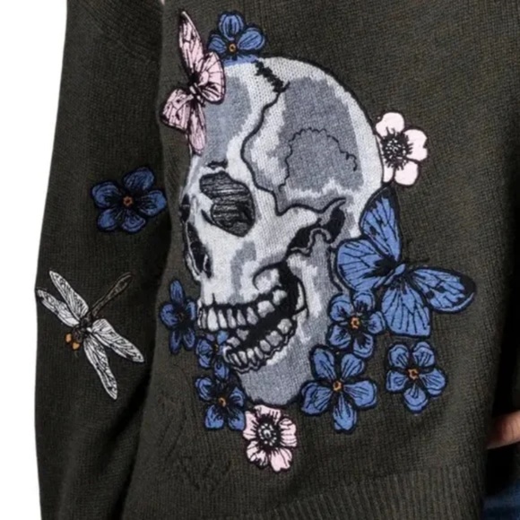 Zadig & Voltaire Embroidered Cashmere Sweater - Markus Tatoo - Picture 3 of 11